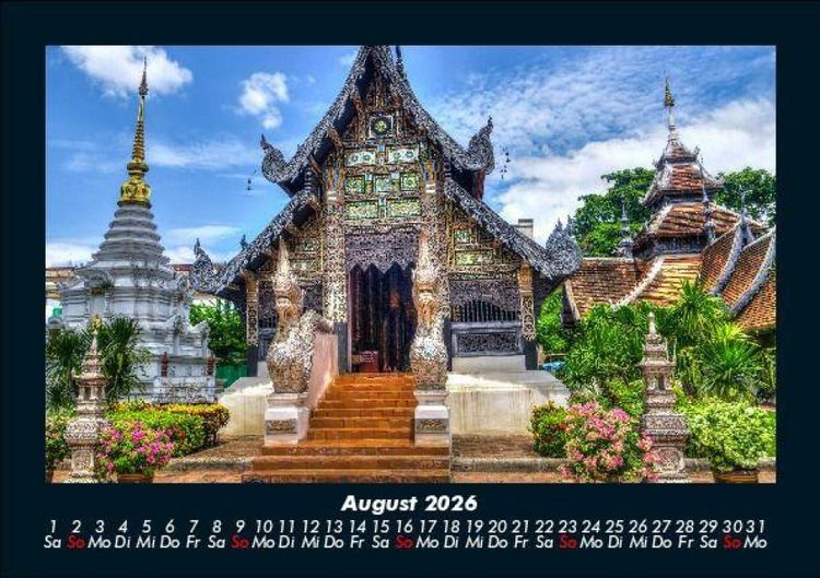 Produktbild: Tempel 2026 Fotokalender DIN A5