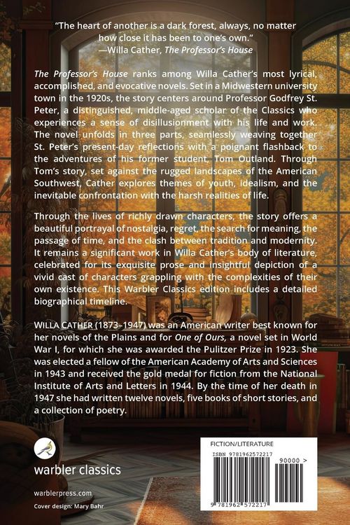 Produktbild: The Professor's House (Warbler Classics Annotated Edition)