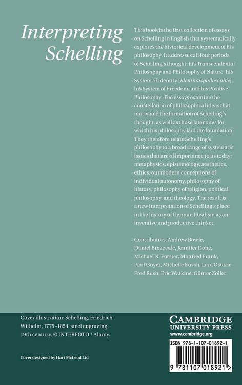 Produktbild: Interpreting Schelling