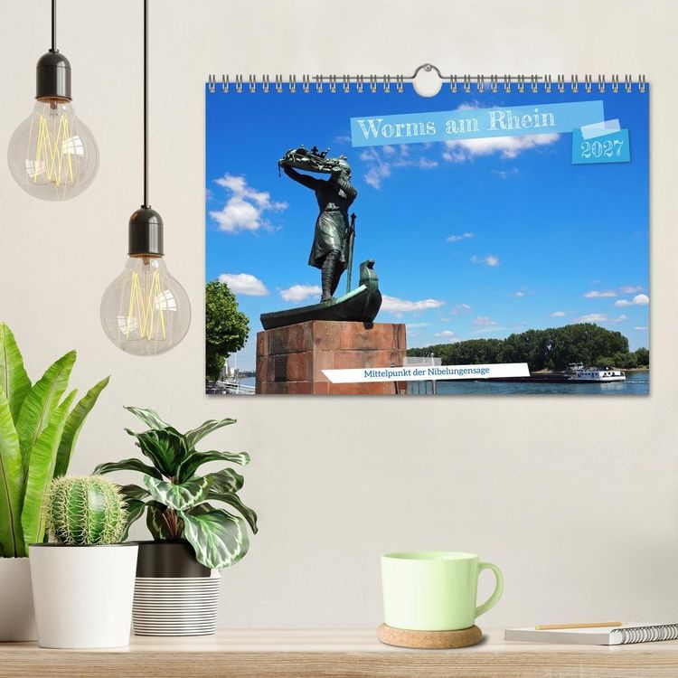 Produktbild: Worms am Rhein Mittelpunkt der Nibelungensage (Wandkalender 2027 DIN A4 quer), CALVENDO Monatskalender