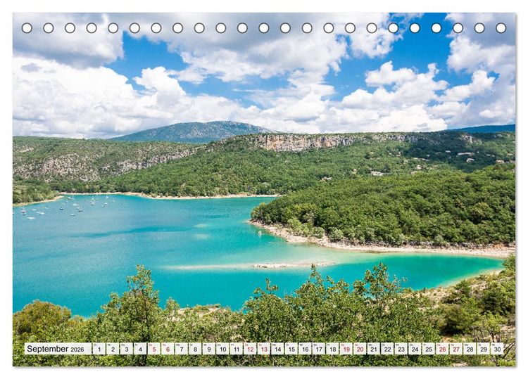 Produktbild: S&uuml;dfrankreich - Bezaubernde Region mit malerischer Vielfalt (Tischkalender 2026 DIN A5 quer), CALVENDO Monatskalender