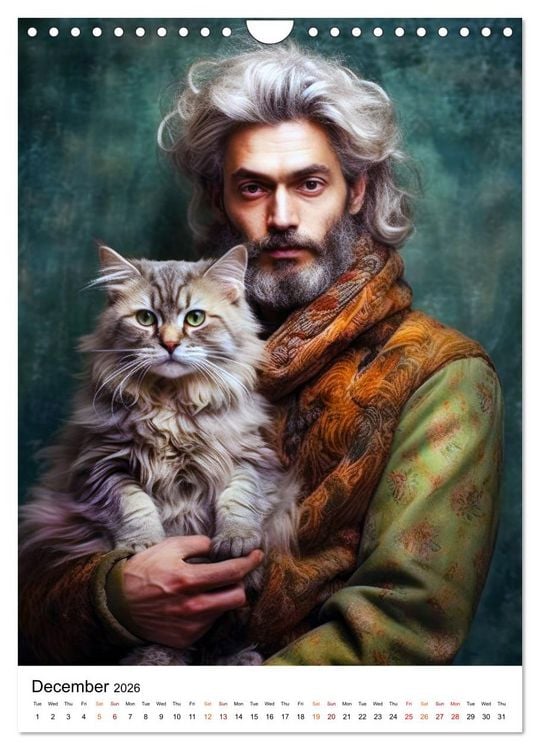 Produktbild: Meow and Forever (Wall Calendar 2026 DIN A4 portrait), CALVENDO 12 Month Wall Calendar