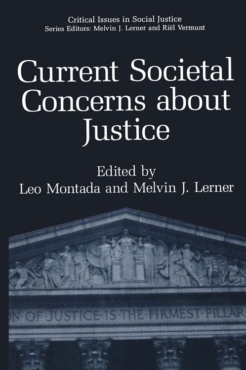 Produktbild: Current Societal Concerns about Justice
