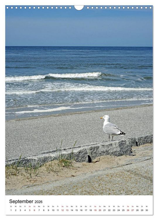 Produktbild: Norderney - Inselliebe (Wandkalender 2026 DIN A3 hoch), CALVENDO Monatskalender