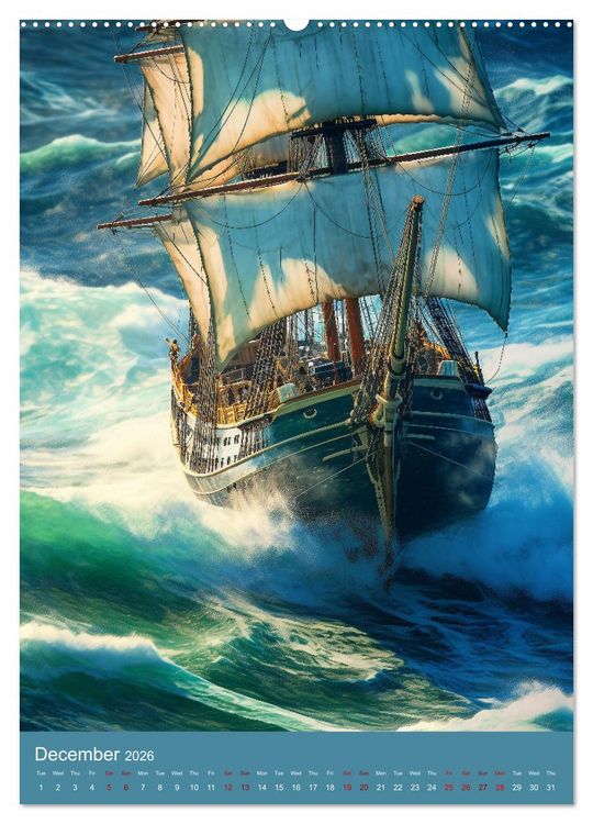 Produktbild: Weathering a Storm (Wall Calendar 2026 DIN A2 portrait), CALVENDO 12 Month Wall Calendar