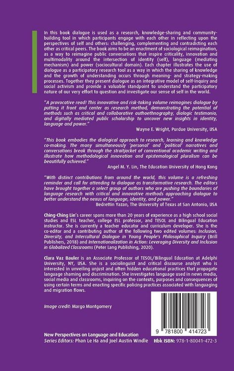 Produktbild: Reimagining Dialogue on Identity, Language and Power