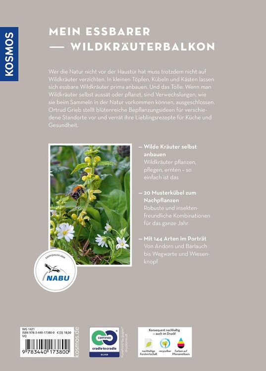 Produktbild: Wildkr&auml;uter in T&ouml;pfen & K&uuml;beln