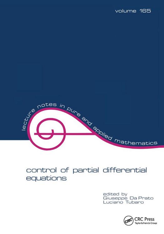 Produktbild: Control of Partial Differential Equations