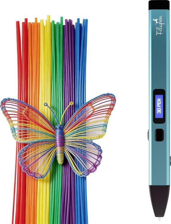 Produktbild: Filapen&reg; Premium 3D Stift mit 10 Filamenten