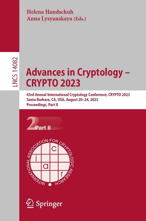 Produktbild: Advances in Cryptology - CRYPTO 2023