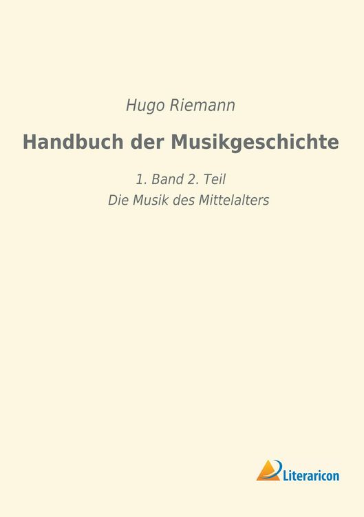 Produktbild: Handbuch der Musikgeschichte