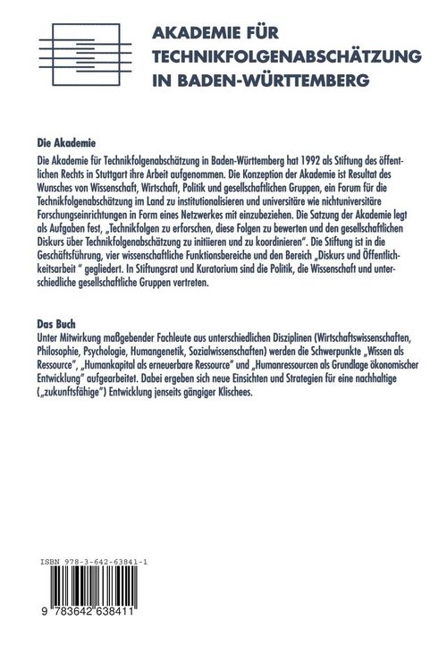 Produktbild: Humankapital und Wissen