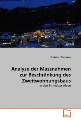 Produktbild: Ritzmann, C: Analyse der Massnahmen zur Beschr&auml;nkung des Zwe