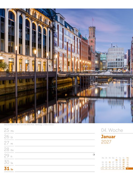 Produktbild: Malerisches Deutschland Wochenplaner Kalender 2027