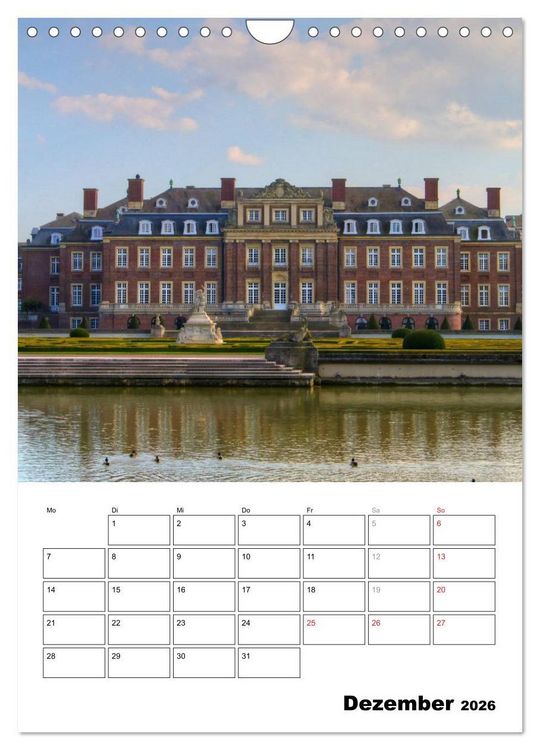 Produktbild: Eindrucksvolle Burgen, malerische Schl&ouml;sser im M&uuml;nsterland (Wandkalender 2026 DIN A4 hoch), CALVENDO Monatskalender