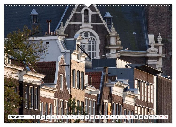 Produktbild: Amsterdam - Momente einer Reise (hochwertiger Premium Wandkalender 2027 DIN A2 quer), Kunstdruck in Hochglanz