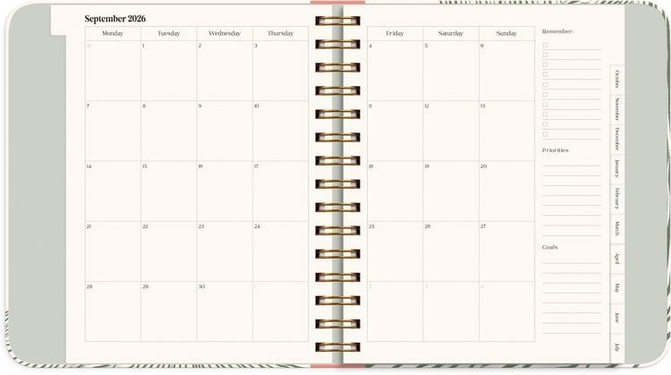 Produktbild: Life Planner Decor Green flow 26/27