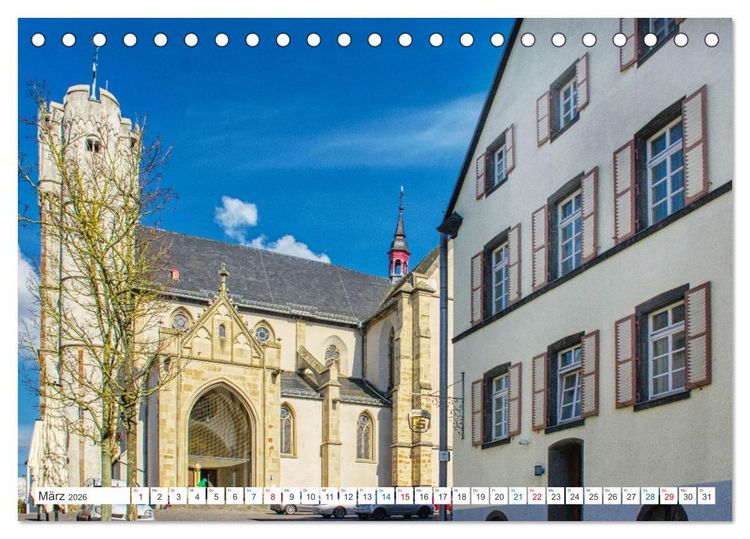 Produktbild: M&uuml;nstermaifeld - Stadt mit Herz und Geschichte (Tischkalender 2026 DIN A5 quer), CALVENDO Monatskalender