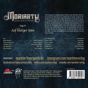 Produktbild: Moriarty - Auf blutiger Spur,1 Audio-CD