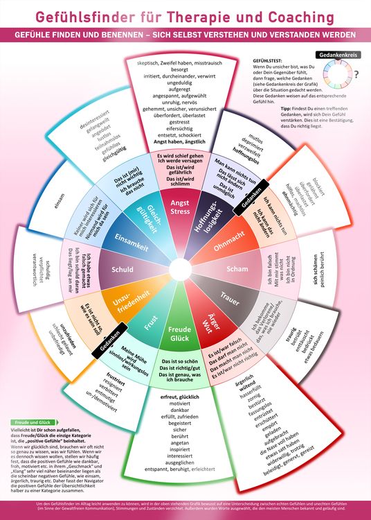 Produktbild: [4er Set] Das moderne Heilpraktiker-Poster-Set mit ICD-10 (F) & Bed&uuml;rfnis- & Gef&uuml;hlsfinder