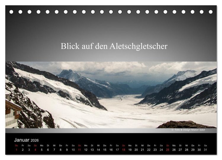 Produktbild: Panorama Schweiz (Tischkalender 2026 DIN A5 quer), CALVENDO Monatskalender