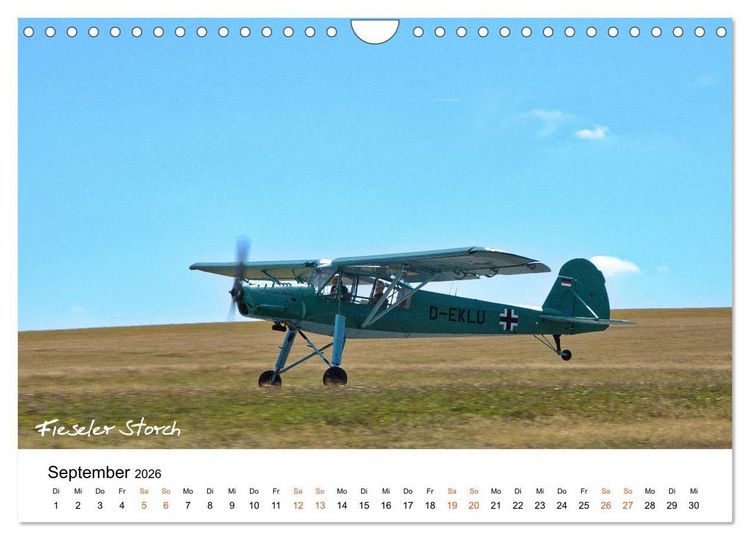 Produktbild: Die Faszination. Flugzeuge am Himmel (Wandkalender 2026 DIN A4 quer), CALVENDO Monatskalender