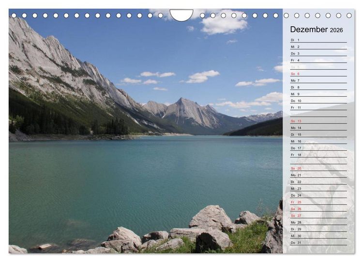 Produktbild: Rocky Mountains 2026 (Wandkalender 2026 DIN A4 quer), CALVENDO Monatskalender