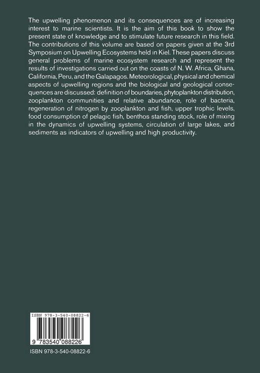 Produktbild: Upwelling Ecosystems