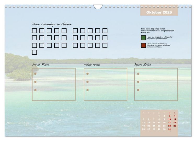 Produktbild: Erlebe mit mir Lebenszeit (Wandkalender 2026 DIN A3 quer), CALVENDO Monatskalender