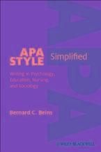 Produktbild: APA Style Simplified