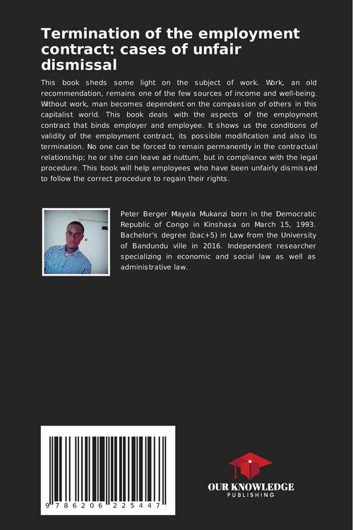 Produktbild: Termination of the employment contract: cases of unfair dismissal