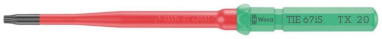 Produktbild: Wera Kraftform Kompakt VDE 67 iS TX 20 x 157mm TIE Elektriker TORX Wechselklinge TX 20