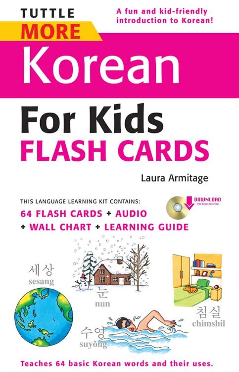 Produktbild: Tuttle More Korean for Kids Flash Cards Kit Ebook
