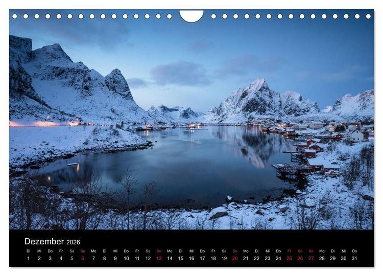 Produktbild: Lofoten Impressionen von Armin Fuchs (Wandkalender 2026 DIN A4 quer), CALVENDO Monatskalender