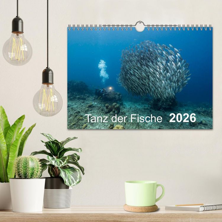 Produktbild: Tanz der Fische (Wandkalender 2026 DIN A4 quer), CALVENDO Monatskalender
