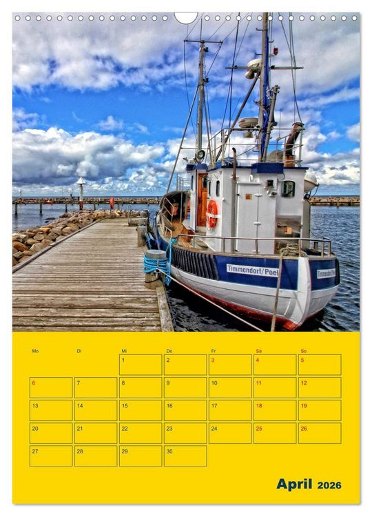 Produktbild: Sehnsuchtsort Ostseeinsel Poel (Wandkalender 2026 DIN A3 hoch), CALVENDO Monatskalender