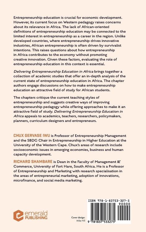 Produktbild: Delivering Entrepreneurship Education in Africa