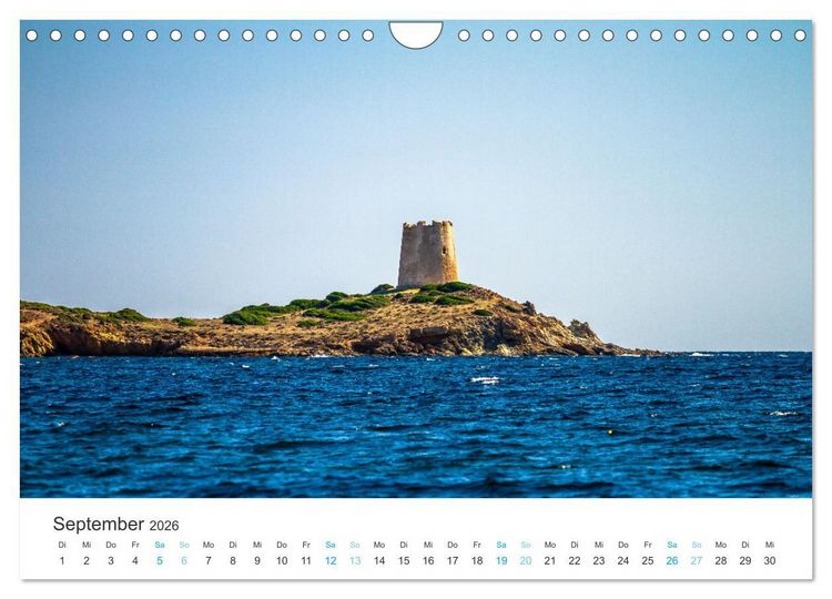 Produktbild: Sardinien - Impressionen Einer Mittelmeerperle (Wandkalender 2026 DIN A4 quer), CALVENDO Monatskalender