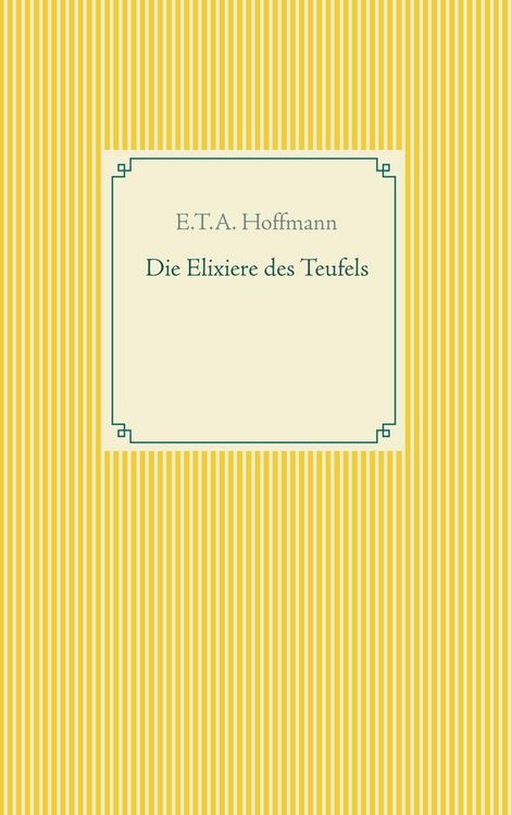 Produktbild: Die Elixiere des Teufels