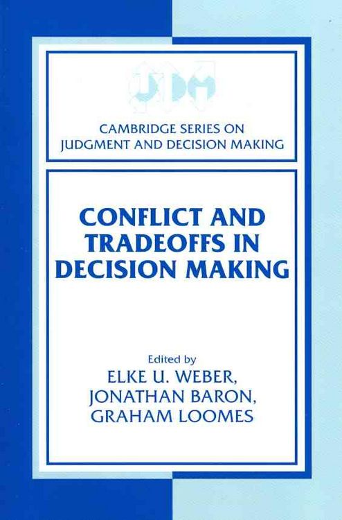 Produktbild: Conflict and Tradeoffs in Decision Making