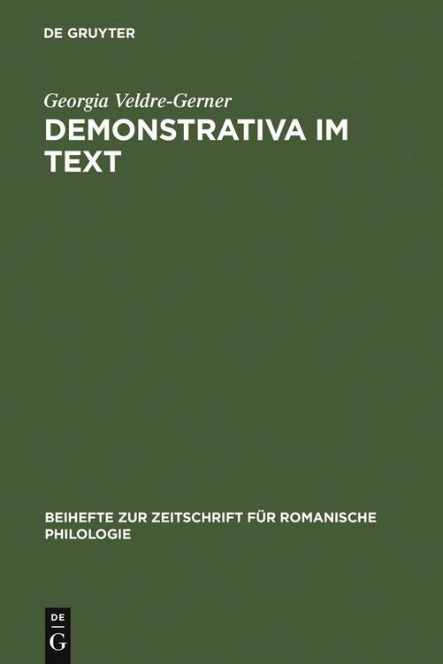 Produktbild: Demonstrativa im Text
