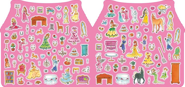 Produktbild: Prinzessinnenschloss - Stickern, Malen, Gestalten