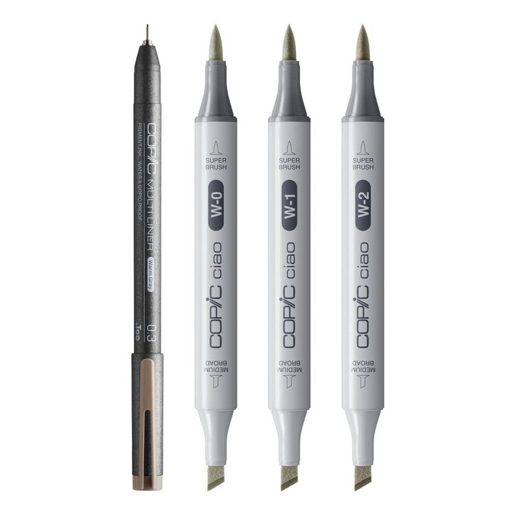 Produktbild: Copic Marker Ciao SHADE Light Warm Gray 4 St&uuml;ck