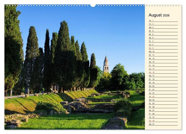 Produktbild: Friaul-Julisch Venetien - Italiens sch&ouml;ner Nordosten (Wandkalender 2026 DIN A2 quer), CALVENDO Monatskalender