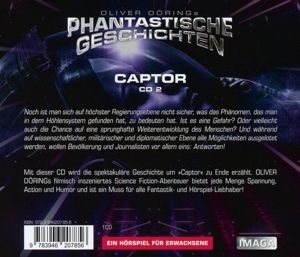 Produktbild: Oliver D&ouml;rings Phantastische Geschichten - Captor. Tl.3 & 4, 1 Audio-CD