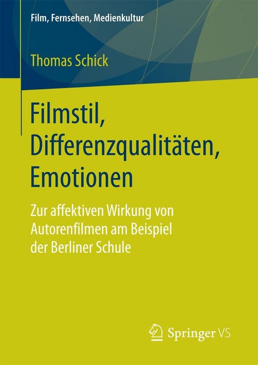 Produktbild: Filmstil, Differenzqualit&auml;ten, Emotionen