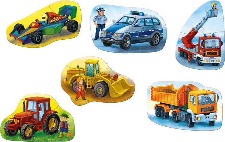 Produktbild: 6 erste Puzzles - Fahrzeuge