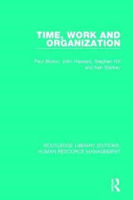 Produktbild: Time, Work and Organization