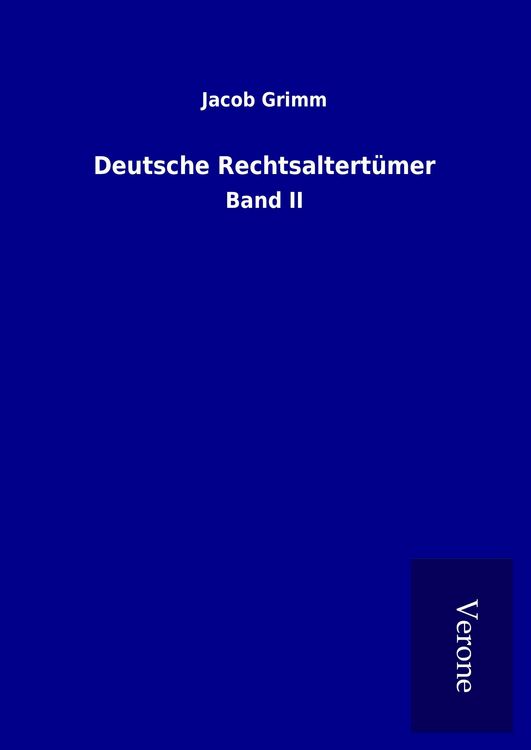 Produktbild: Deutsche Rechtsaltert&uuml;mer