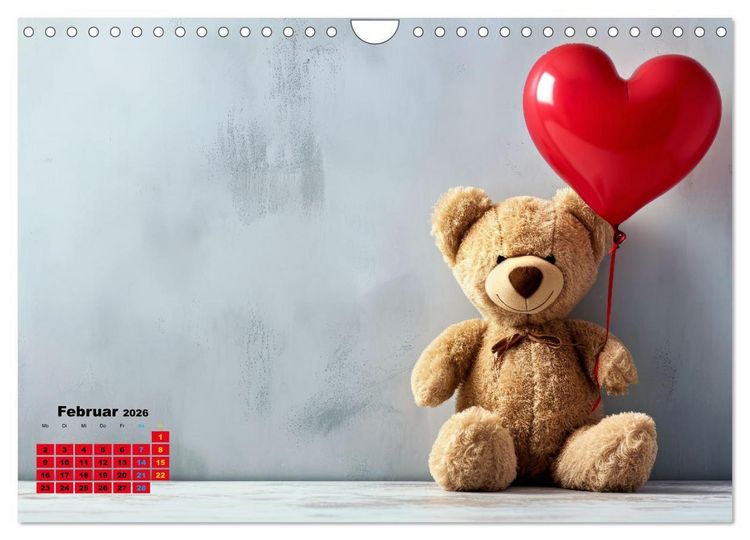 Produktbild: Sehnsucht Herzlichkeit (Wandkalender 2026 DIN A4 quer), CALVENDO Monatskalender